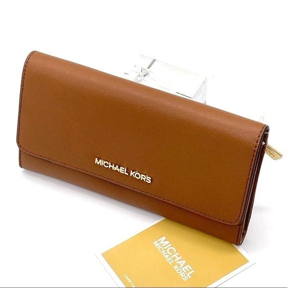 Michael Kors Large Trifold Wallet Luggage (NWT) - Picture 4 of 9